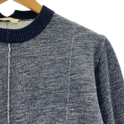 Celine | Phoebe Period Reconstructed Cotton Wool Crew Neck Knit | S | Gray |