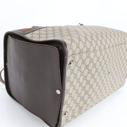 Gucci GG Supreme Pet Carry 146278 2WAY Boston Bag Business Trip Travel Shoulder
