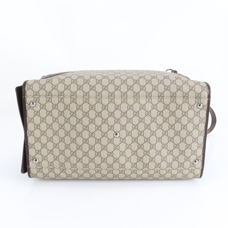 Gucci GG Supreme Pet Carry 146278 2WAY Boston Bag Business Trip Travel Shoulder