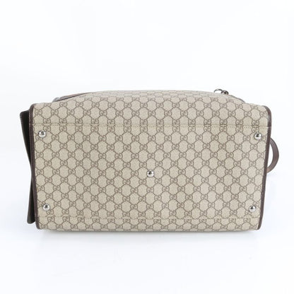 Gucci GG Supreme Pet Carry 146278 2WAY Boston Bag Business Trip Travel Shoulder