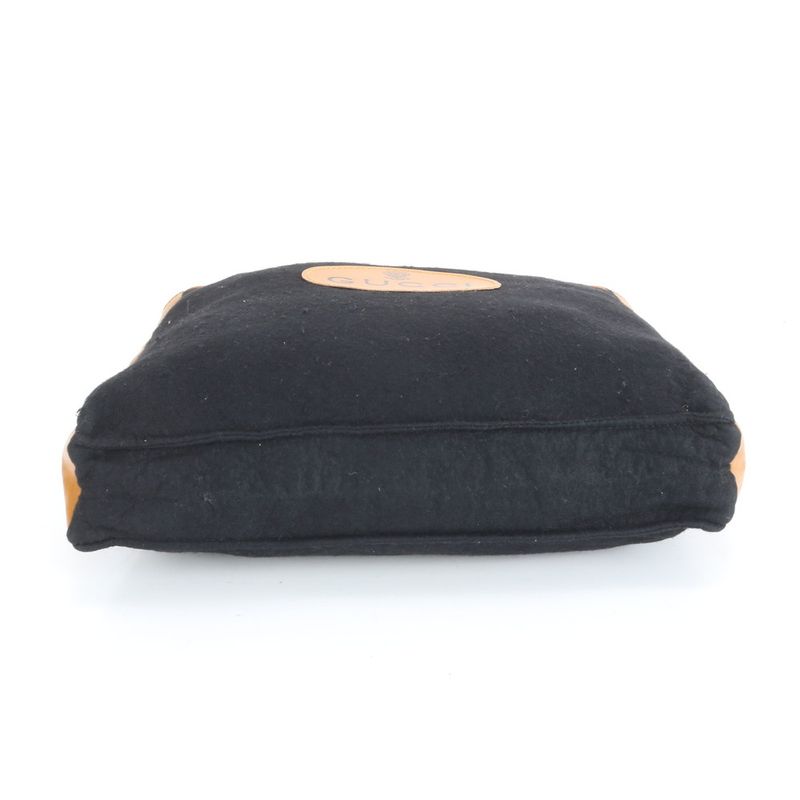 Gucci Wool Leather Tote Bag Shoulder Business Commute Hand A4 Men Women's RRM