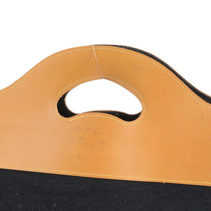 Gucci Wool Leather Tote Bag Shoulder Business Commute Hand A4 Men Women's RRM