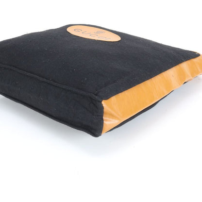 Gucci Wool Leather Tote Bag Shoulder Business Commute Hand A4 Men Women's RRM