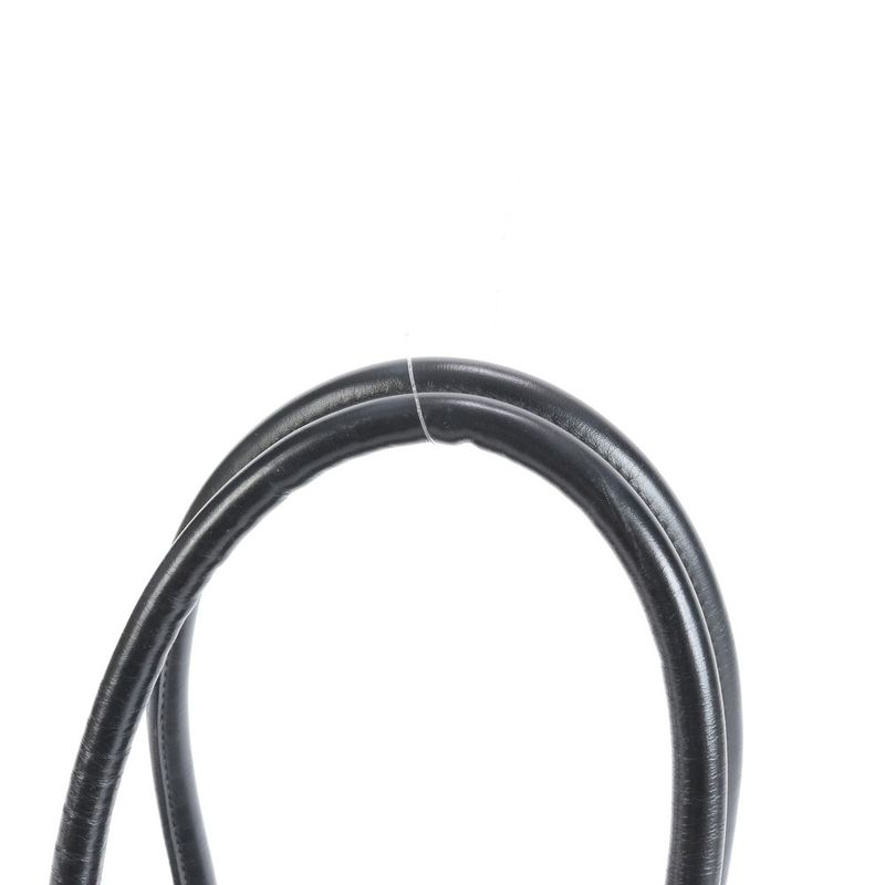 Prada Tessuto Nylon Triangle Logo Leather Handbag Tote Genuine Leather Navy