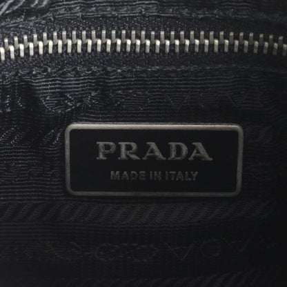 Prada Tessuto Nylon Triangle Logo Leather Shoulder Bag Crossbody Messenger
