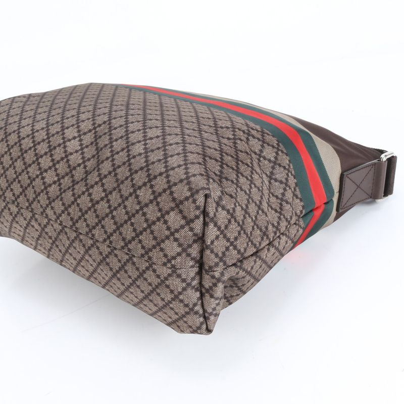 Gucci Diamante Sherry Line 270410 Leather Shoulder Bag Crossbody Messenger A4