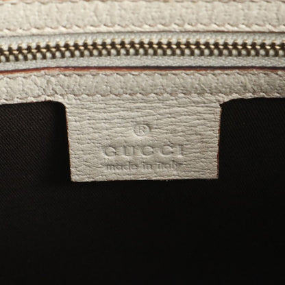 Gucci GG Canvas Sherry Line 146002 Leather Tote Bag Shoulder Hand Women's RRM