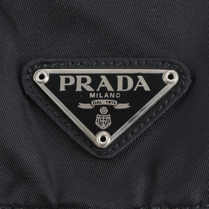 Prada Tessuto Nylon Triangle Logo Backpack Sac Shoulder Bag Black Women RRM