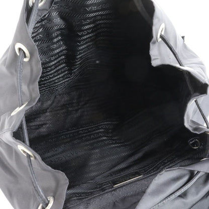 Prada Tessuto Nylon Triangle Logo Backpack Sac Shoulder Bag Black Women RRM