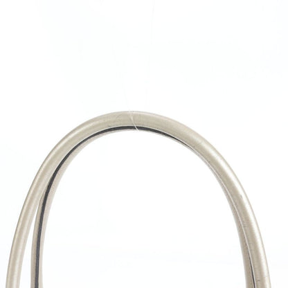 Gucci GG Crystal 197953 Leather Tote Bag Shoulder Hand Silver A4 Ladies RRM