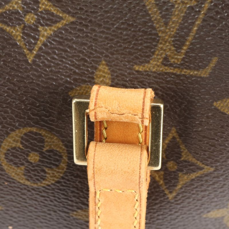 No Solid Louis Vuitton Monogram Cité MM M51182 Leather Shoulder Bag Shoulder