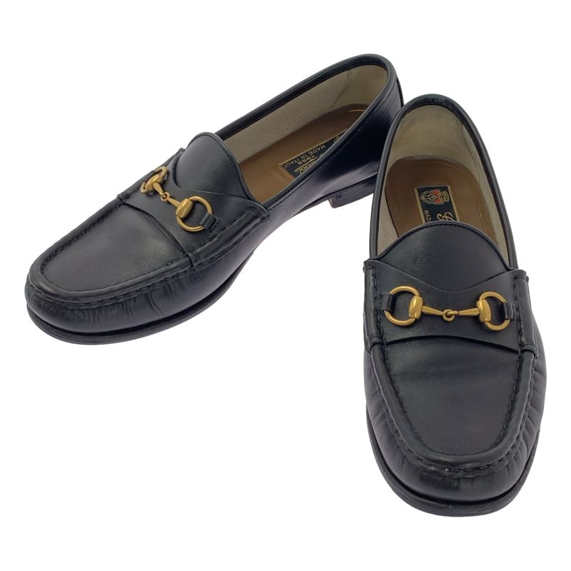 Gucci Leather Loafers - 1953 Collection - Horsebit Leather Loafer - 38 1 2 -