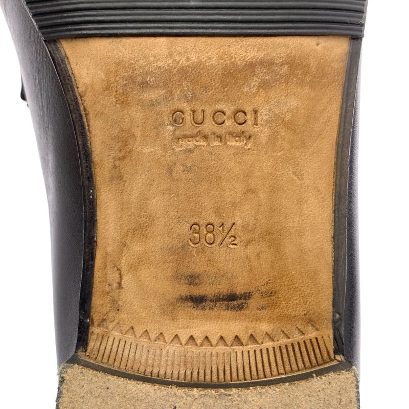 Gucci Leather Loafers - 1953 Collection - Horsebit Leather Loafer - 38 1 2 -