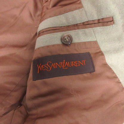 Yves Saint Laurent YVES Saint Laurent Vintage Wool Tailored Jacket Bleather 2B