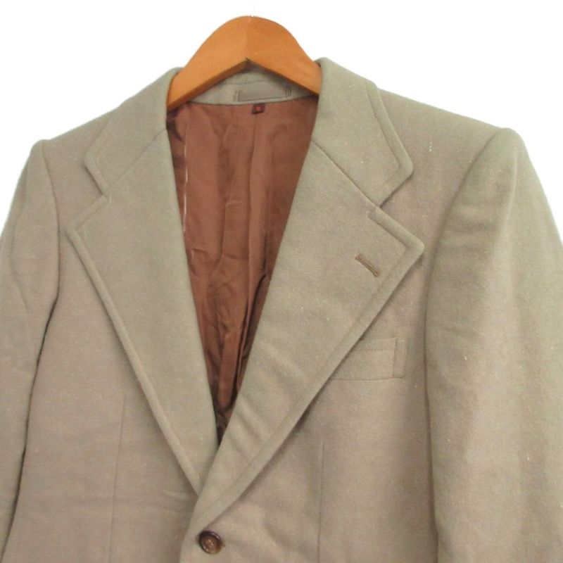 Yves Saint Laurent YVES Saint Laurent Vintage Wool Tailored Jacket Bleather 2B