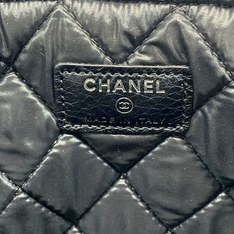 Chanel Boy Chanel Navy Silver Hardware Leather As Well As Chanel Clutch Bag