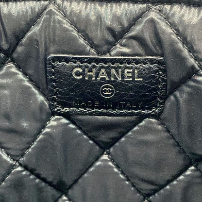 Chanel Boy Chanel Navy Silver Hardware Leather As Well As Chanel Clutch Bag