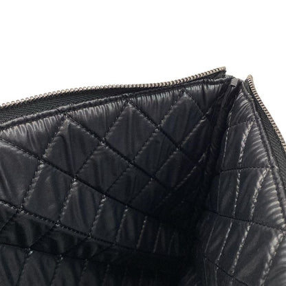 Chanel Boy Chanel Navy Silver Hardware Leather As Well As Chanel Clutch Bag