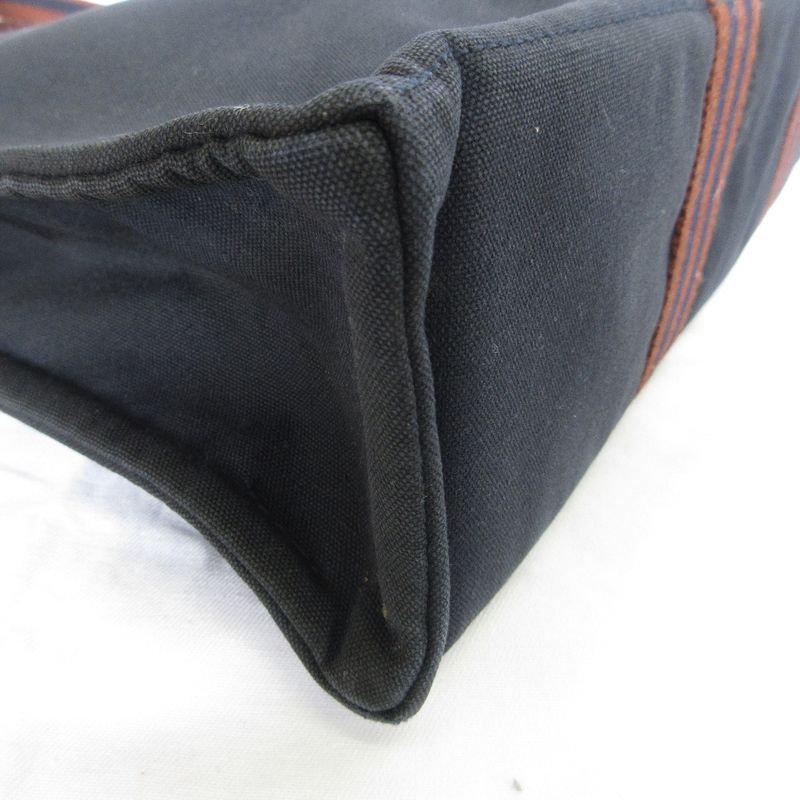 Hermes Fourre Tout MM Tote Bag Navy Women's Used