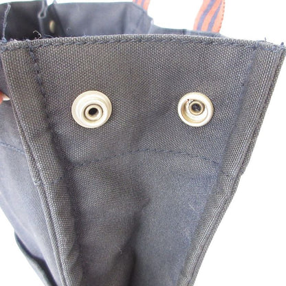Hermes Fourre Tout MM Tote Bag Navy Women's Used