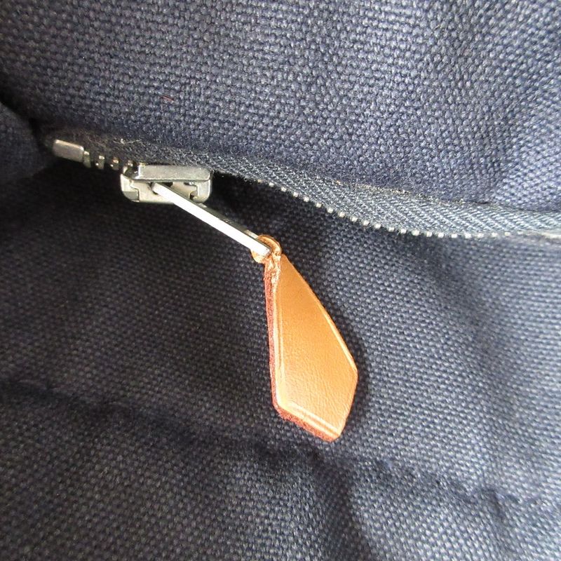 Hermes Fourre Tout MM Tote Bag Navy Women's Used