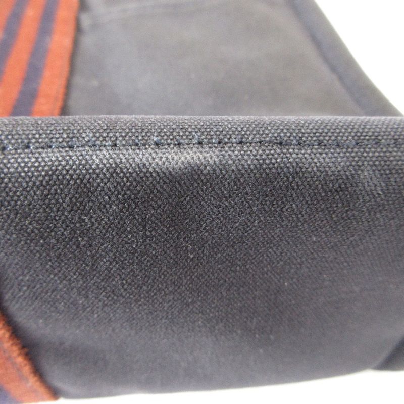 Hermes Fourre Tout MM Tote Bag Navy Women's Used