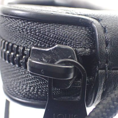 Louis Vuitton Lace-up Pouch M12601 Shoulder Bag Monogram Shadow Black Men Women