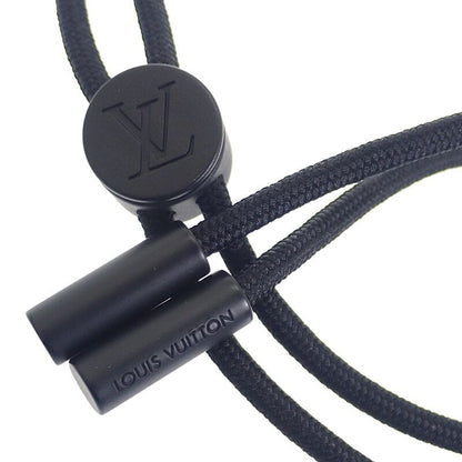 Louis Vuitton Lace-up Pouch M12601 Shoulder Bag Monogram Shadow Black Men Women