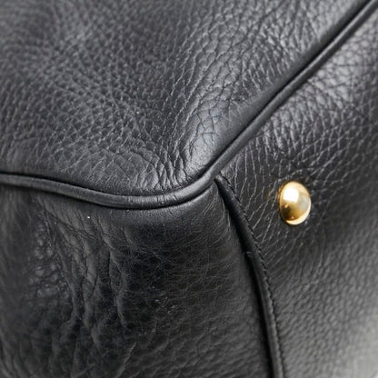 Gucci Double G Handbag Boston Bag 251813 Black Leather Women Gucci