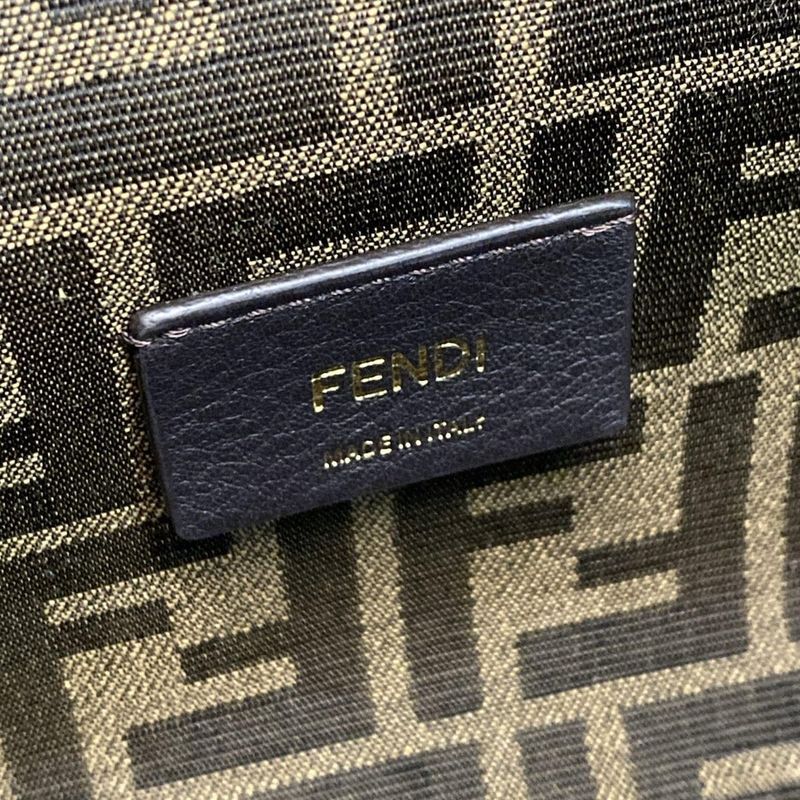 Fendi Clutch Bag First Small 8bp129-abve Pink Beige And Gold Leather