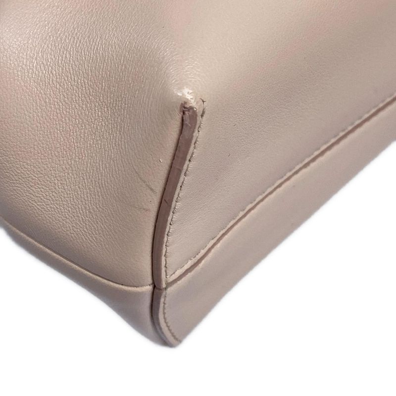 Fendi Clutch Bag First Small 8bp129-abve Pink Beige And Gold Leather