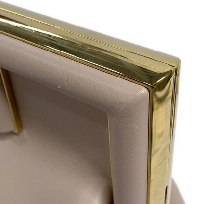 Fendi Clutch Bag First Small 8bp129-abve Pink Beige And Gold Leather