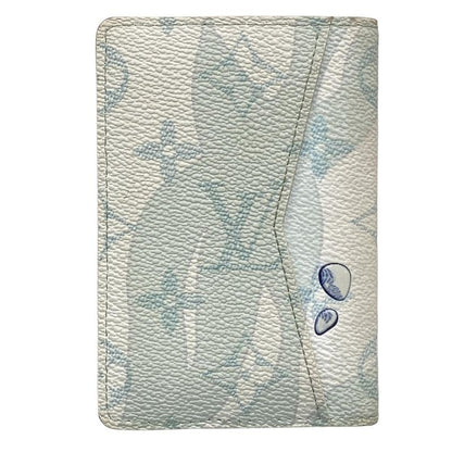 Louis Vuitton Monogram Card Case - Aqua Garden Organizer Dupoche M82371 Crystal
