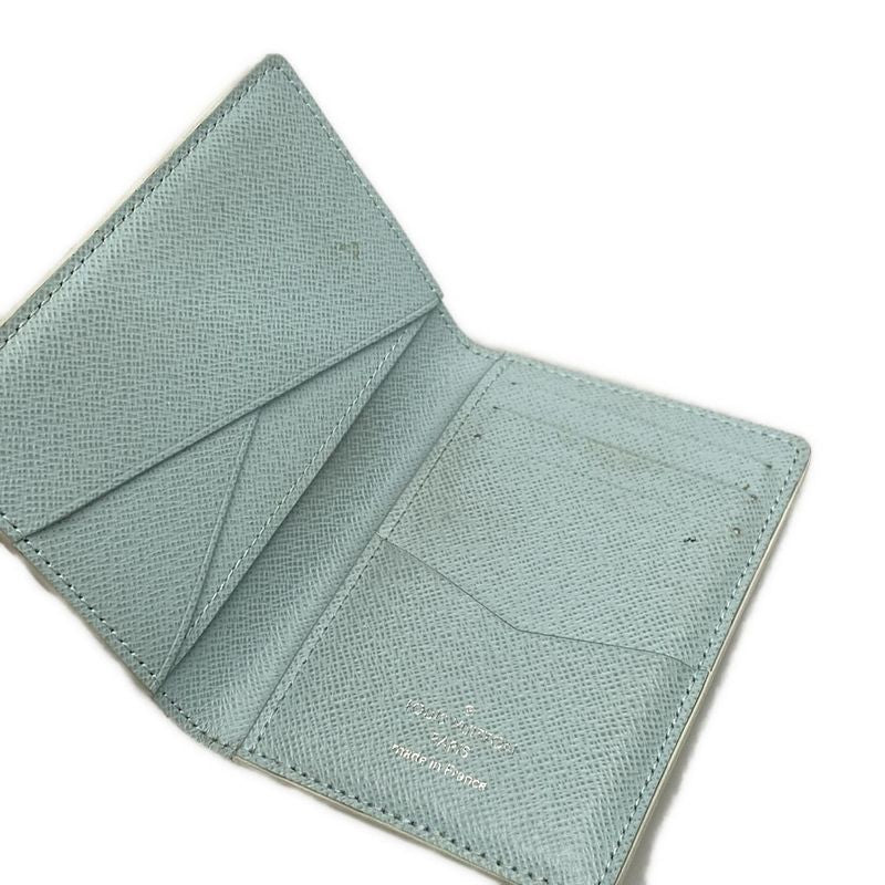 Louis Vuitton Monogram Card Case - Aqua Garden Organizer Dupoche M82371 Crystal