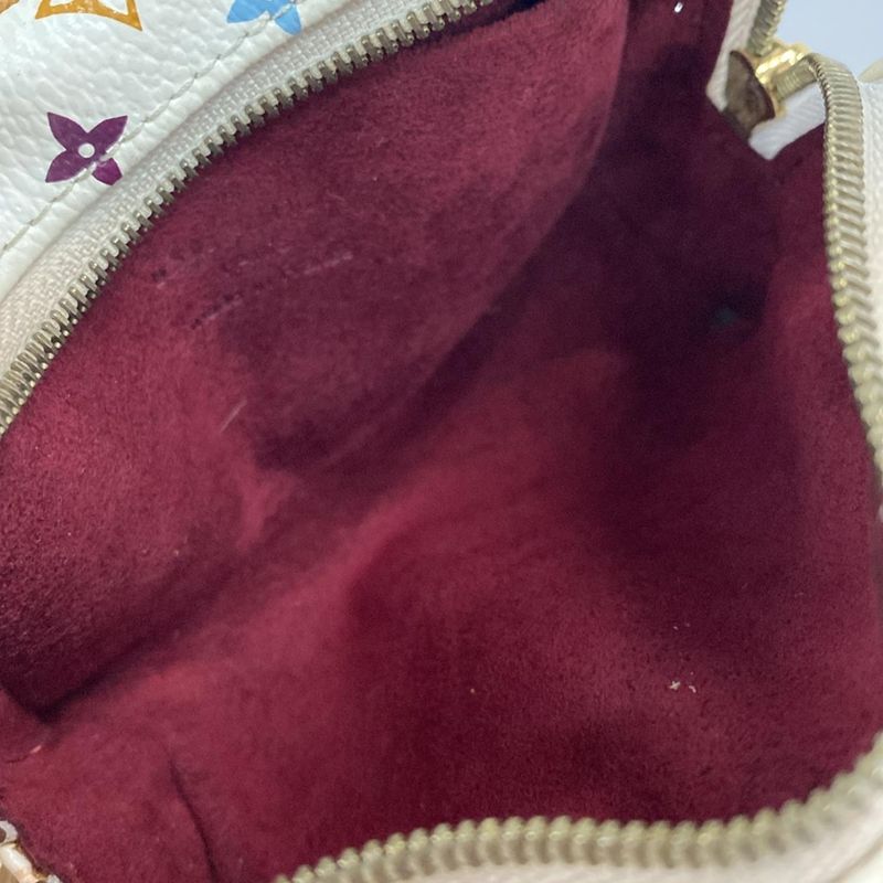 Louis Vuitton Pouch Monogram Multicolor Trousse Wapiti M58033 Bronze Leather