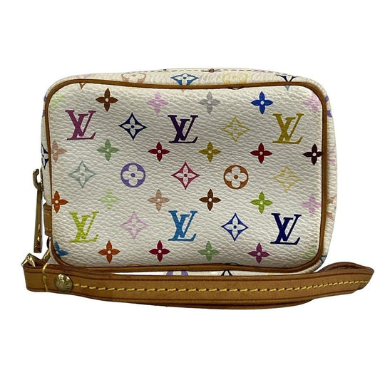 Louis Vuitton Pouch Monogram Multicolor Trousse Wapiti M58033 Bronze Leather
