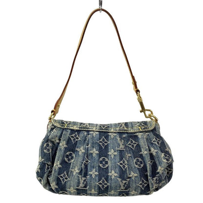 Louis Vuitton Shoulder Bag Monogram Denim Mini Pleated Rayet M95333 Cruise Blue
