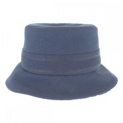 Christian DIOR Denim Bob Hat Bucket 58 12ddn923a133 Hat Cotton Polyester Navy