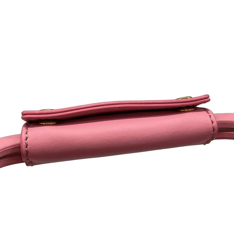 Fendi Tote Bag Basket Medium 8bh389 Pink Basket Bag Leather