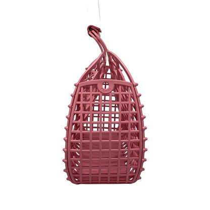 Fendi Tote Bag Basket Medium 8bh389 Pink Basket Bag Leather