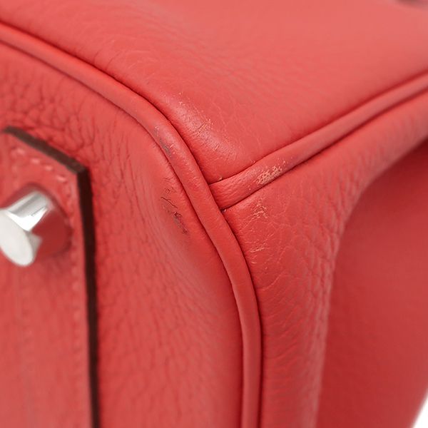 Hermes Handbag Birkin 30 Togo Rose Jaipur Silver Hardware Pink Engraved R