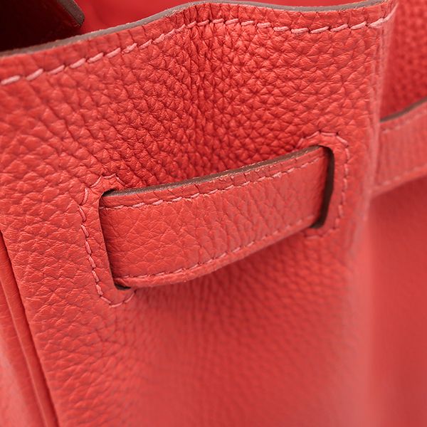 Hermes Handbag Birkin 30 Togo Rose Jaipur Silver Hardware Pink Engraved R