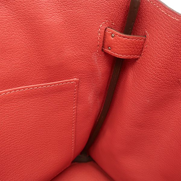 Hermes Handbag Birkin 30 Togo Rose Jaipur Silver Hardware Pink Engraved R