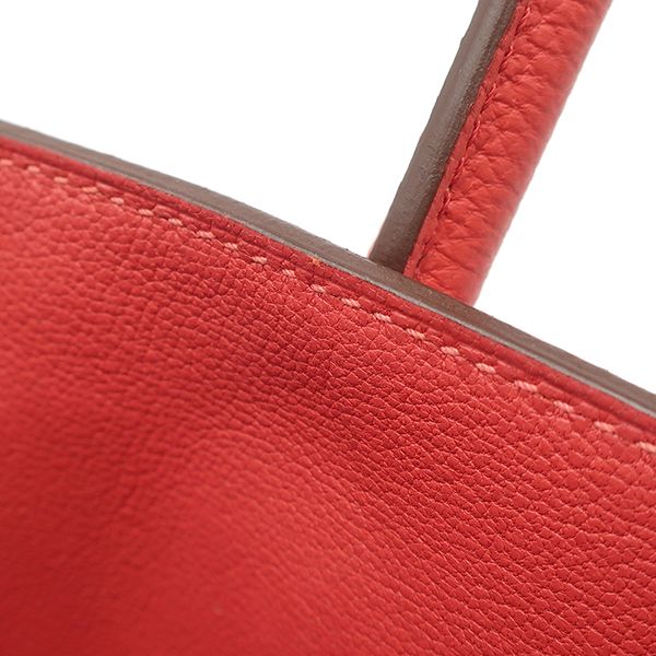 Hermes Handbag Birkin 30 Togo Rose Jaipur Silver Hardware Pink Engraved R