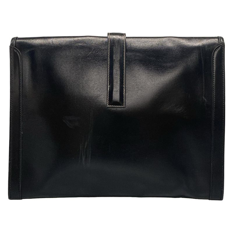 Hermes Clutch Bag Black