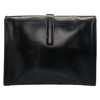 Hermes Clutch Bag Black