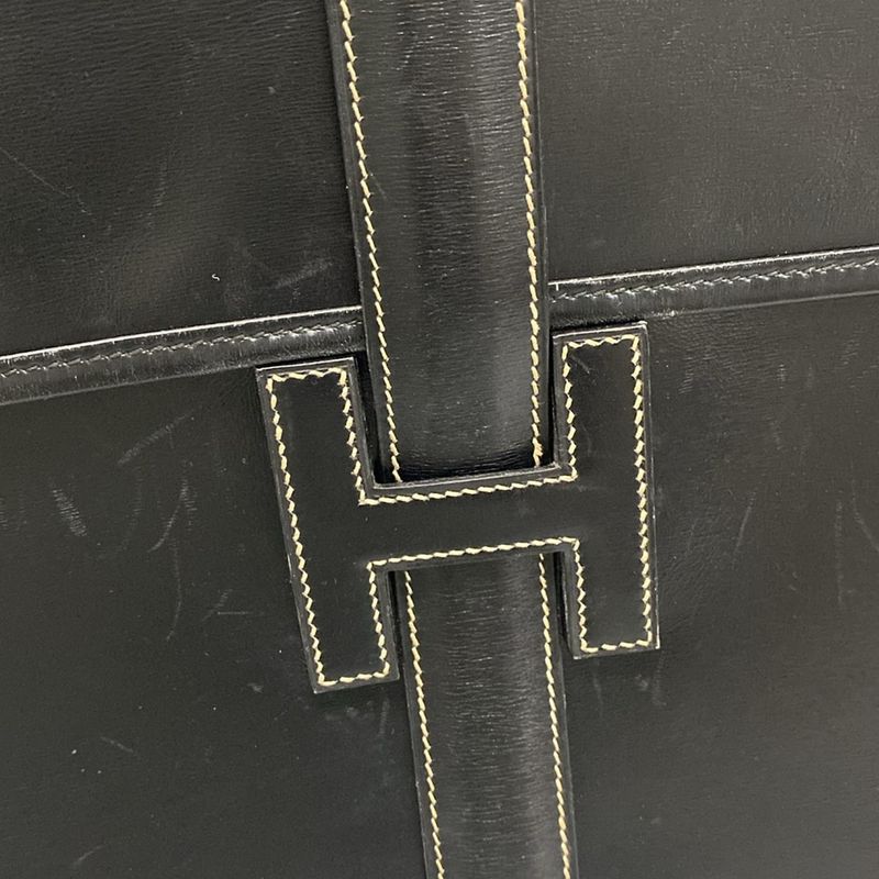 Hermes Clutch Bag Black