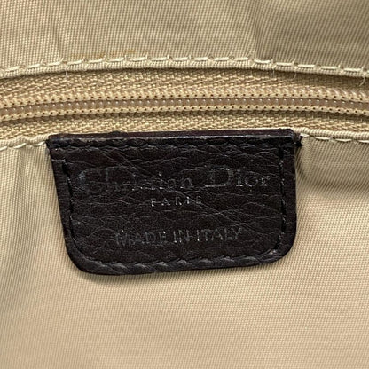 Dior/christian Dior Handbag Street Chic/trotter Beige And Dark Brown Mini