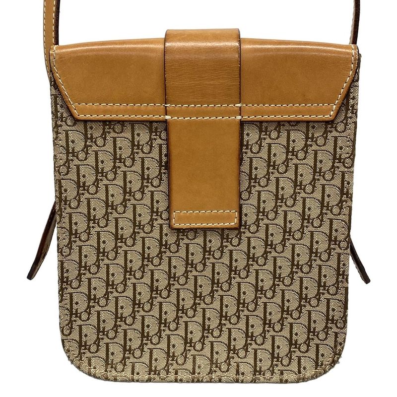Dior/christian Dior Shoulder Bag Street Chic/trotter Beige And Light Brown
