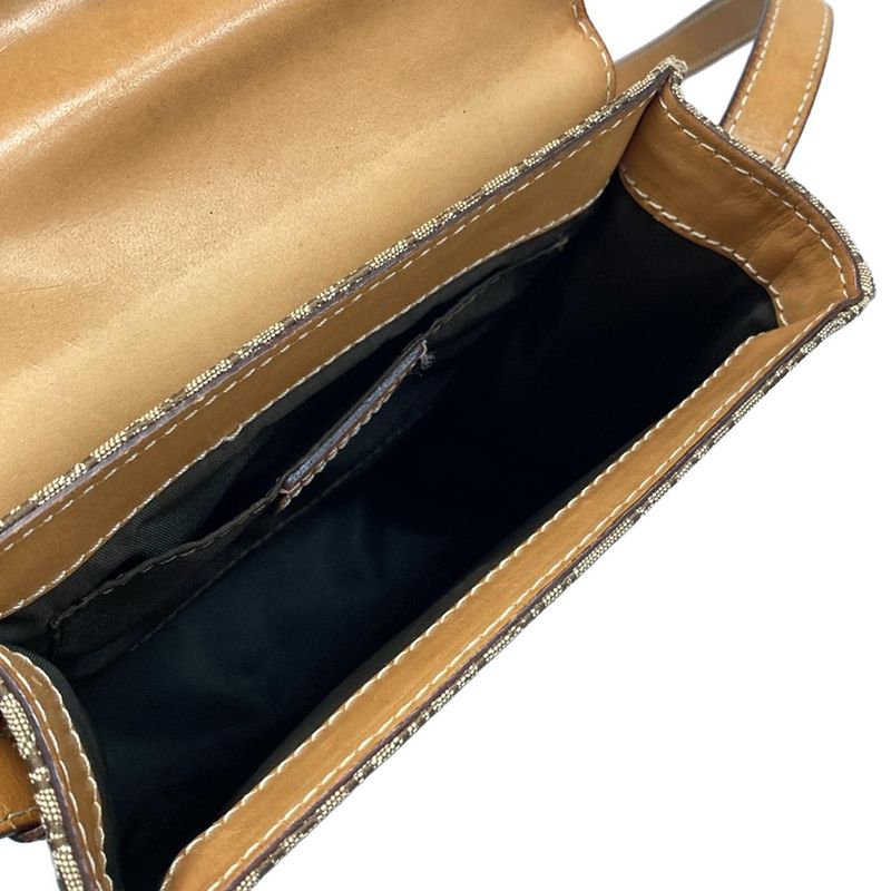 Dior/christian Dior Shoulder Bag Street Chic/trotter Beige And Light Brown
